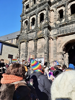 Demo an der Porta Nigra